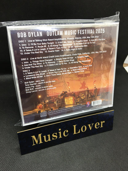 BOB DYLAN / OUTLAW MUSIC FESTIVAL 2025 (3CDR)