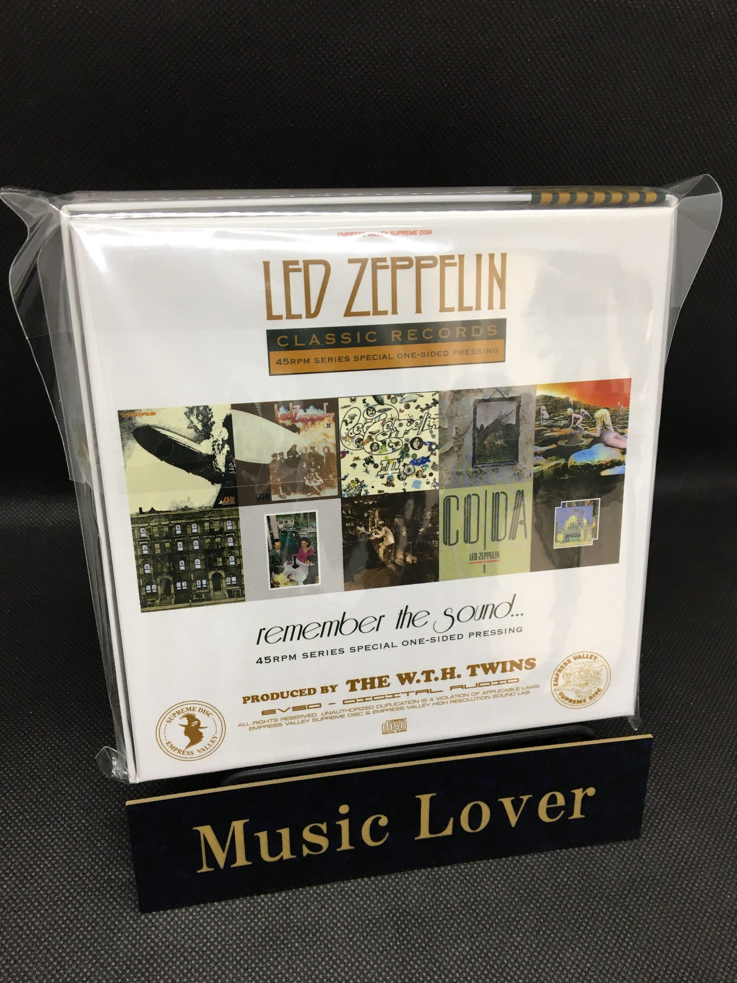 Led Zeppelin / Classic Records 45 RPM One Side Pressing 12CD Box Empress Valley