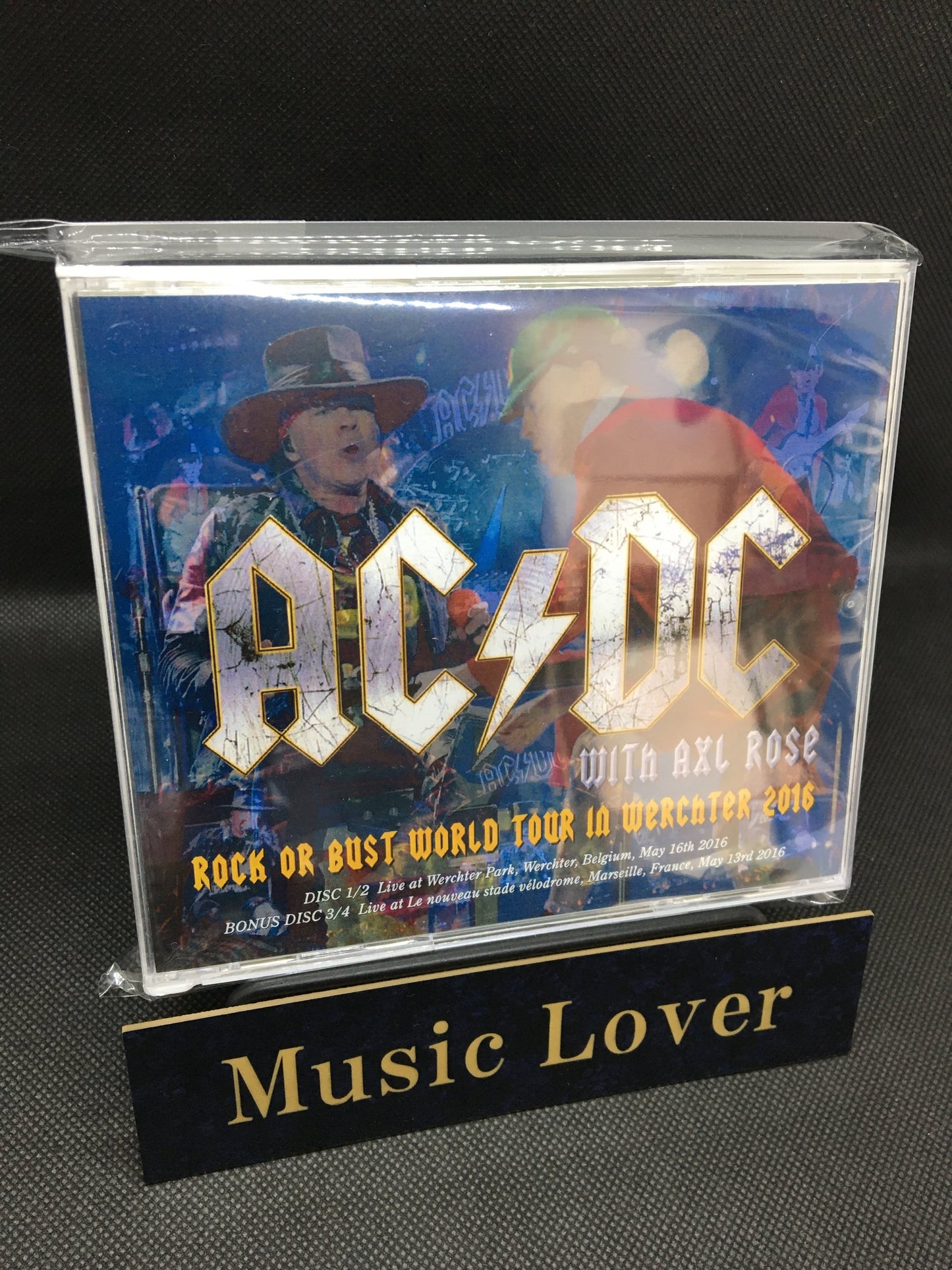 AC/DC WITH AXL ROSE / ROCK OR BUST WORLD TOUR IN WERCHTER 2016 (4CDR)