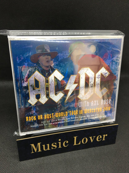 AC/DC WITH AXL ROSE / ROCK OR BUST WORLD TOUR IN WERCHTER 2016 (4CDR)