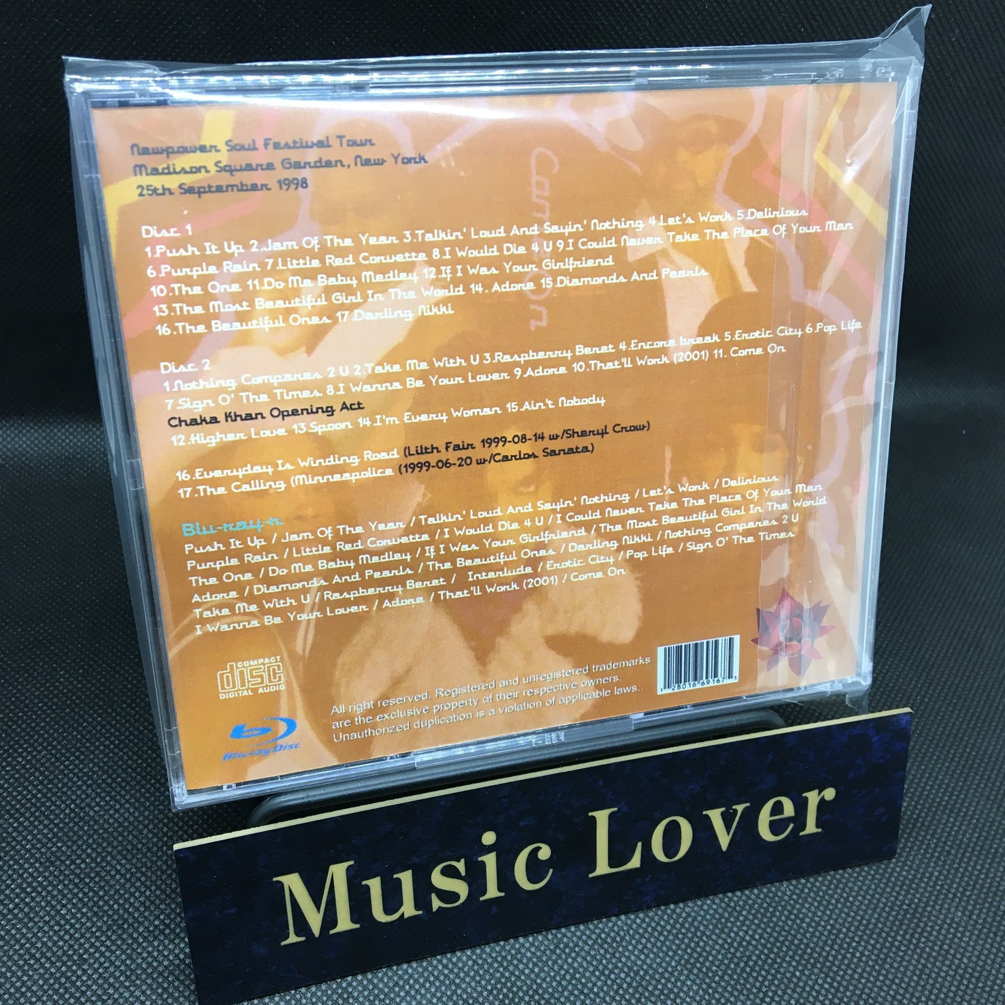 PRINCE / NYC Soul 25 de septiembre de 1998 (2CDR+1BDR)