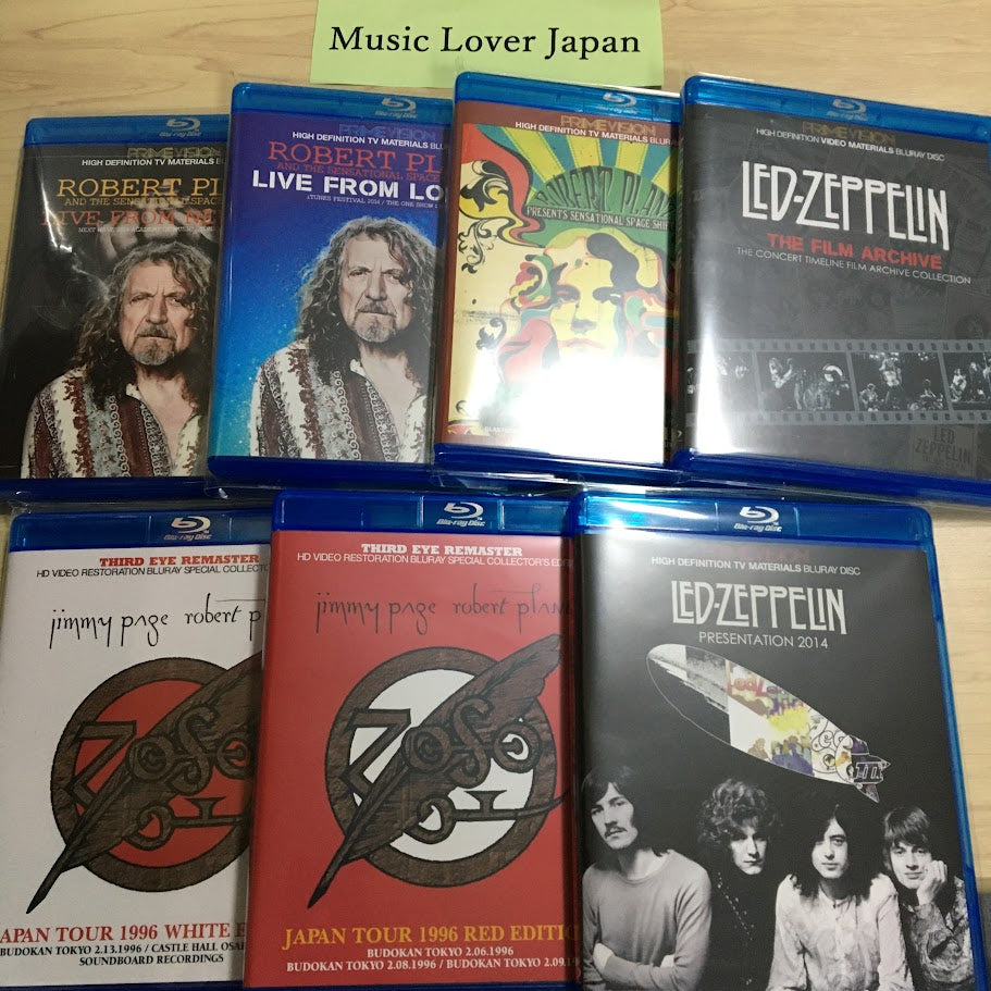 Led Zeppelin Page & Plant 1996 Presentation Japan Tour Blu-ray 8 Discs BDR