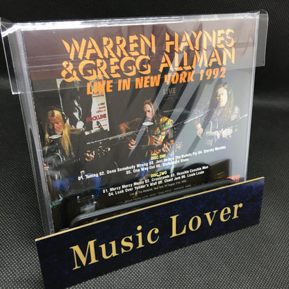 WARREN HAYNES & GREGG ALLMAN / LIVE IN NEW YORK 1992 Soundboard (2CDR)