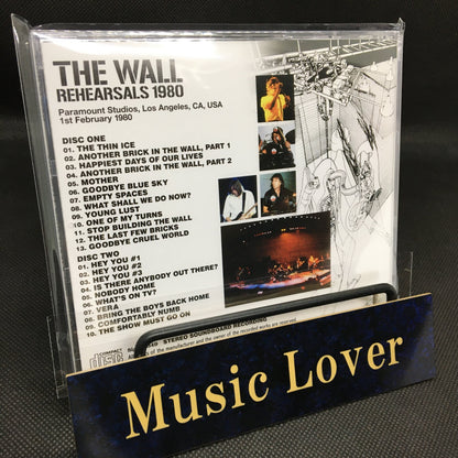 PINK FLOYD / THE WALL REHEARSALS 1980 STEREO SOUNDBOARD (2CD)