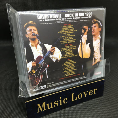 DAVID BOWIE / ROCK IN RIO 1990 STEREO SOUNDBOARD/PRO-SHOT (2CDR+1DVDR)