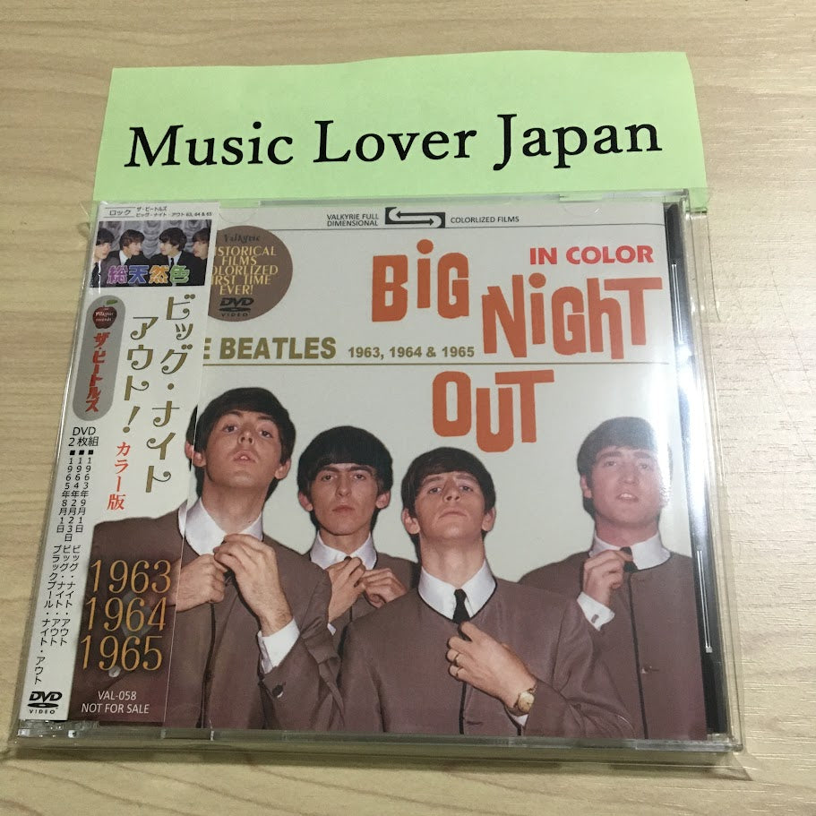 THE BEATLES BIG NIGHT OUT! 1963, 1964 and 1965 in COLOR 2DVD