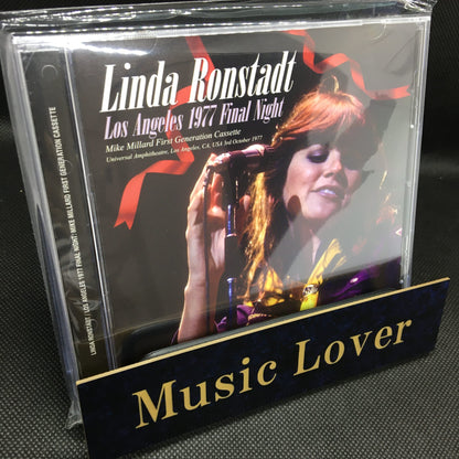 LINDA RONSTADT / LOS ANGELES 1977 FINAL NIGHT MIKE MILLARD FIRST GENERATION CASSETTE (1CD+1DVDR)