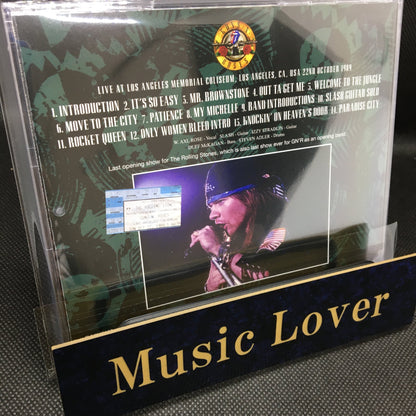 GUNS N' ROSES / LOS ANGELES COLISEUM 1989 LA ÚLTIMA NOCHE MIKE MILLARD MASTER TAPES (1CD)