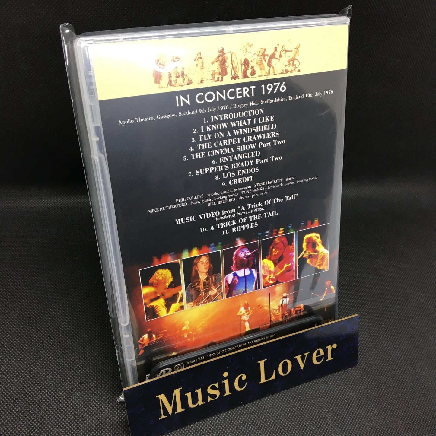 GENESIS / IN CONCERT 1976 UPGRADE PRO SHOT (1DVDR)