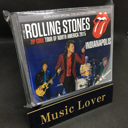 THE ROLLING STONES / ZIP CODE TOUR OF NORTH AMERICA 2015 INDIANAPOLIS (2CDR+1DVDR)