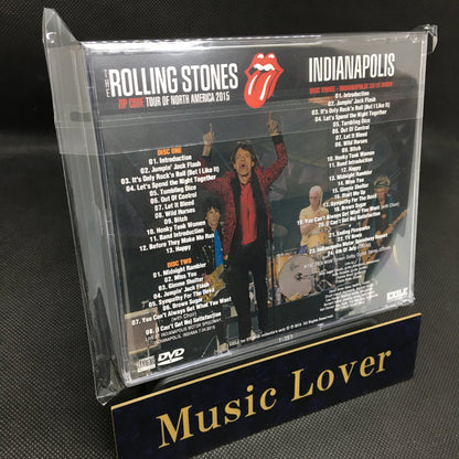 THE ROLLING STONES / ZIP CODE TOUR OF NORTH AMERICA 2015 INDIANAPOLIS (2CDR+1DVDR)