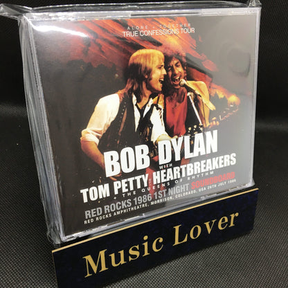 BOB DYLAN w/TOM PETTY & THE HEARTBREAKERS & THE QUEENS OF RHYTHM / RED ROCKS 1986 1ST NIGHT SOUNDBOARD (3CD)