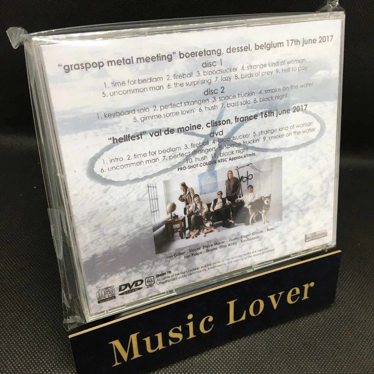 DEEP PURPLE / EN DIRECTO EN EUROPA 2017 (2 CD + 1 DVD)