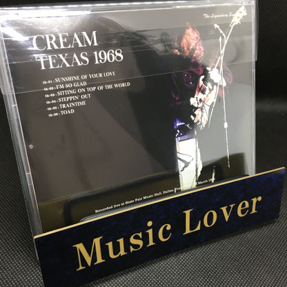 Cream / Texas 1968 Moonchild Records 1CD