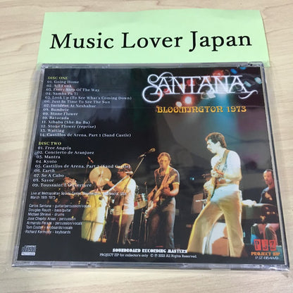 SANTANA / BLOOMINGTON 1973 Soundboard (2CDR)