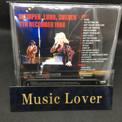 DAVID LEE ROTH / LUND 1988 (2CDR)