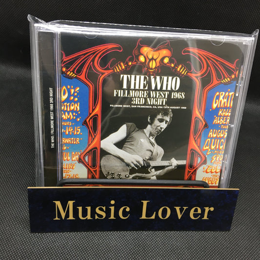 THE WHO / FILLMORE WEST 1968 3RD NIGHT (1CD)