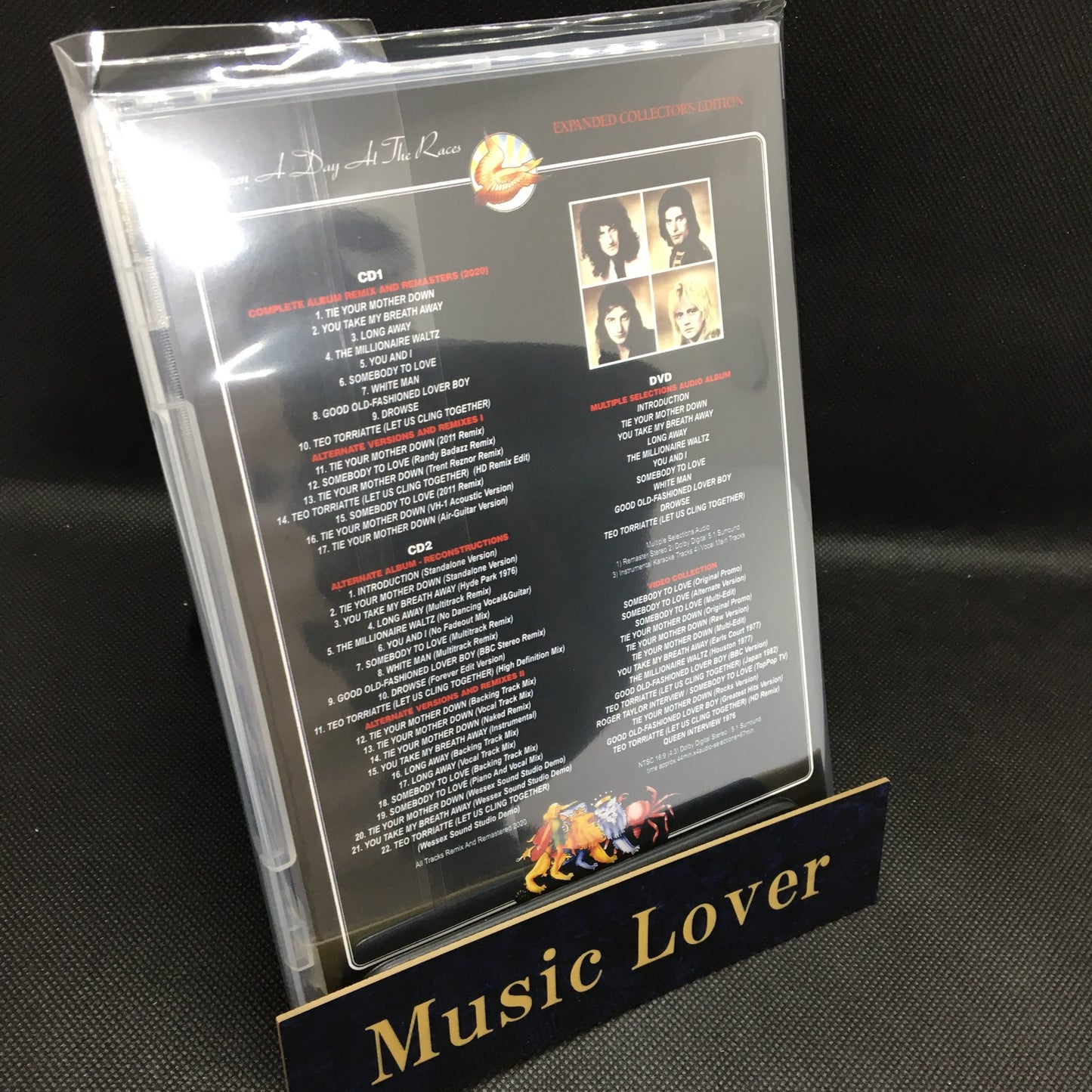 Queen A Day At The Races Expanded Collector's Edition 2 CD 1 DVD 3 Discs Set New