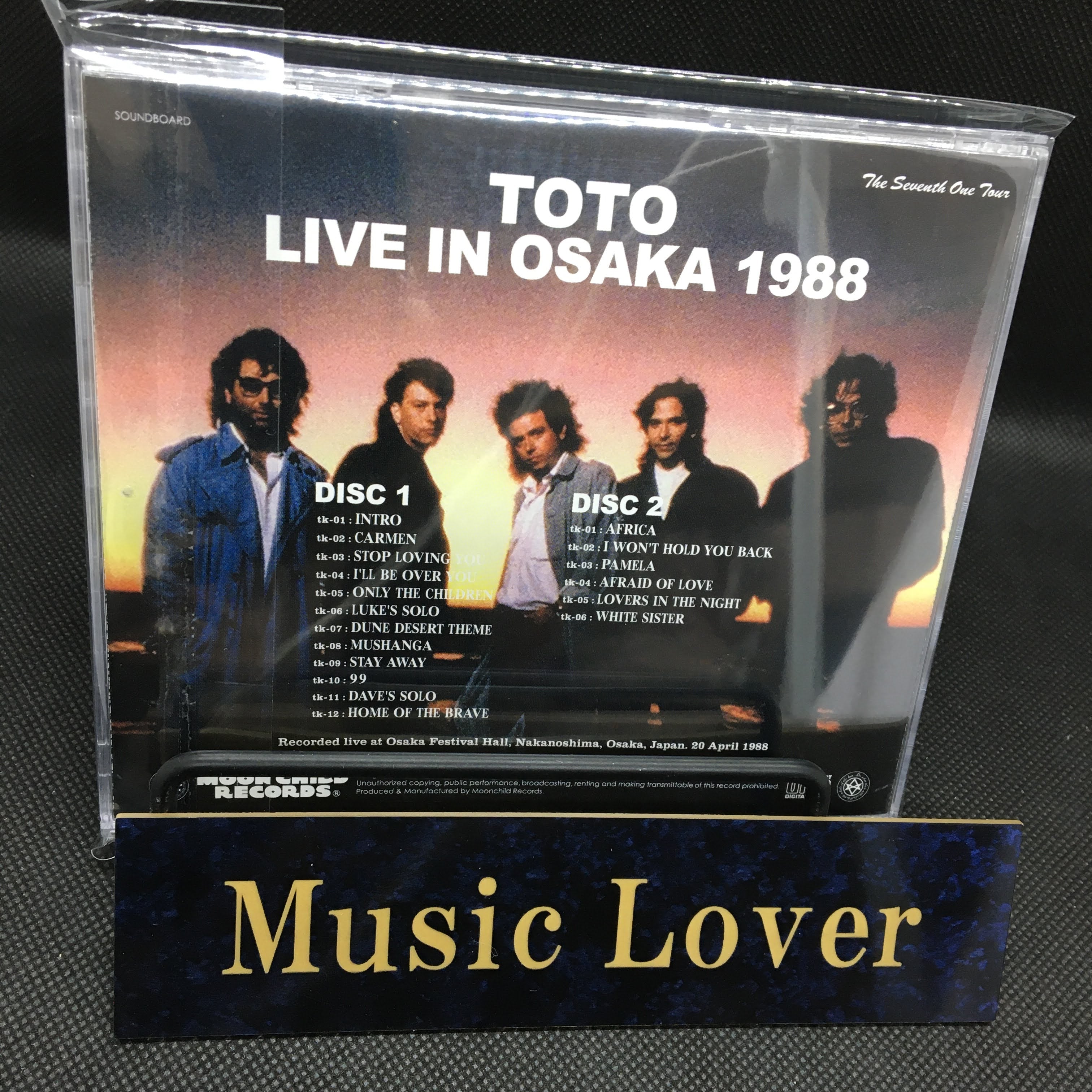 TOTO / LIVE IN OSAKA 1988 (2CD) – WORLD MUSIC LOVER