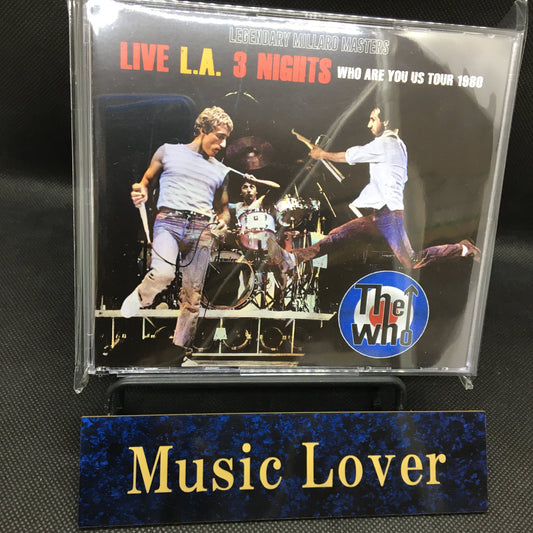 THE WHO / LIVE L.A. 3 NIGHTS WHO ARE YOU US TOUR 1980 (6CDR)