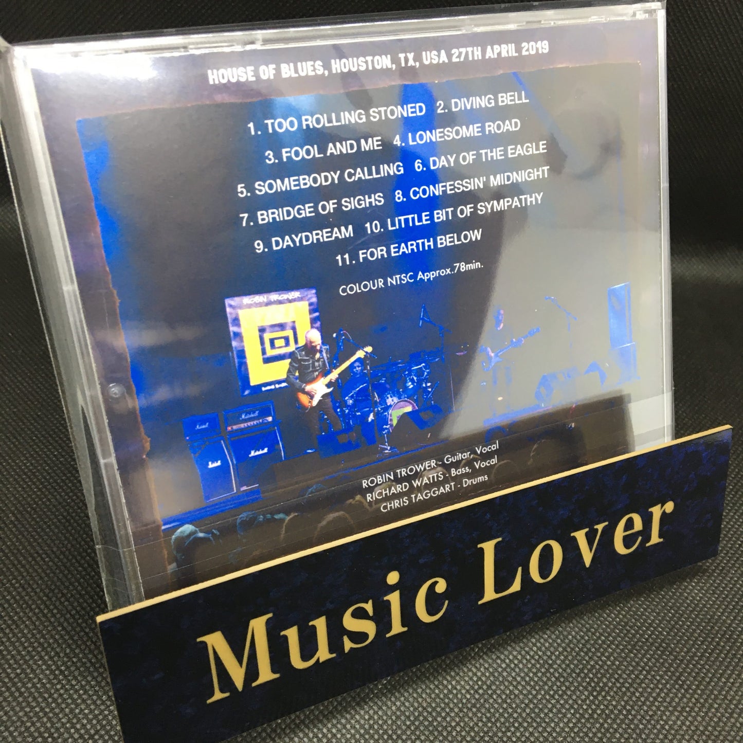 ROBIN TROWER / HOUSE OF BLUES HOUSON 2019 (1 DVD)