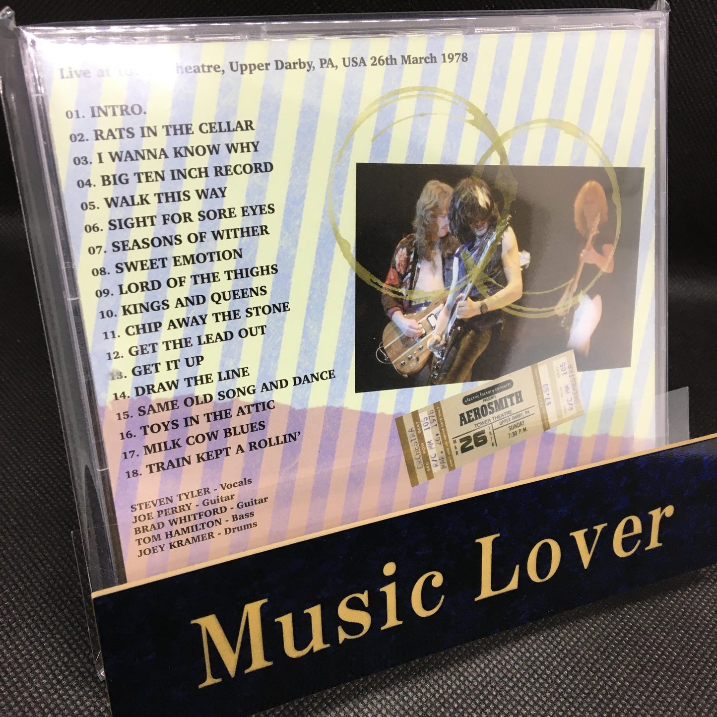 AEROSMITH / UNRELEASED LIVE BOOTLEG PHILADELPHIA '78 STEREO SOUNDBOARD (1CD)