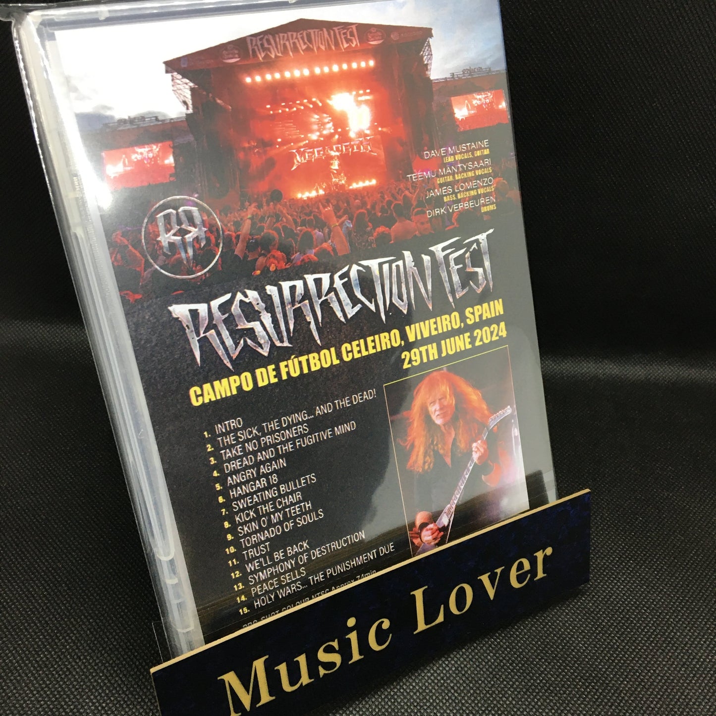 MEGADETH / RESURRECTION FEST 2024 PRO SHOT (1DVDR)