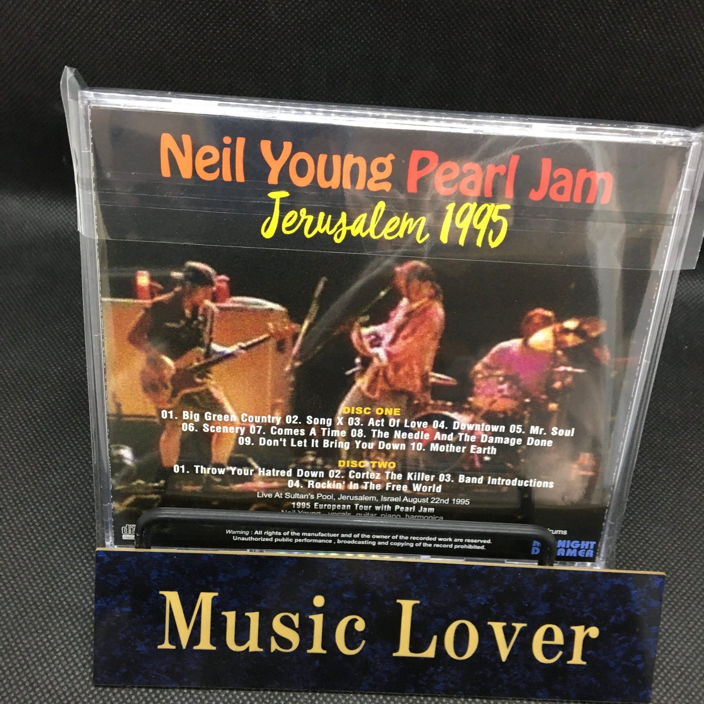 NEIL YOUNG & PEARL JAM / JERUSALEM 1995 (2CDR)