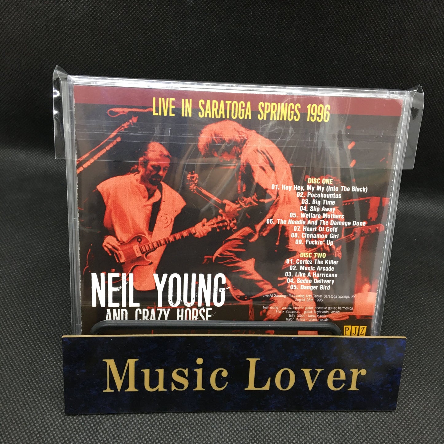 NEIL YOUNG & CRAZY HORSE / LIVE IN SARATOGA SPRINGS 1996 SOUNDBOARD (2CDR)