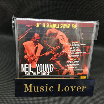 NEIL YOUNG & CRAZY HORSE / LIVE IN SARATOGA SPRINGS 1996 SOUNDBOARD (2CDR)