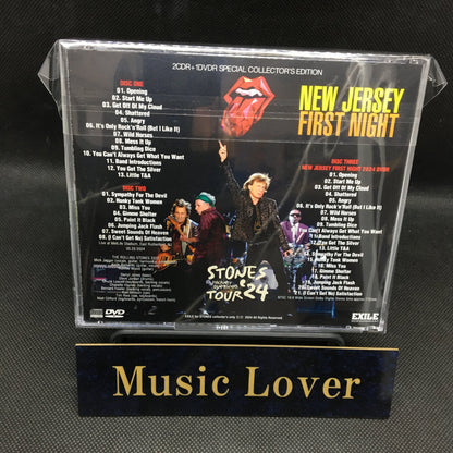 THE ROLLING STONES / NEW JERSEY FIRST NIGHT HACKNEY DIAMONDS TOUR 2024 (2CDR+1CDR)