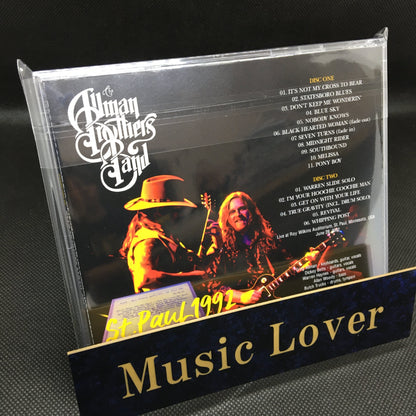 THE ALLMAN BROTHERS BAND / ST.PAUL 1992 SOUNDBOARD (2CDR)