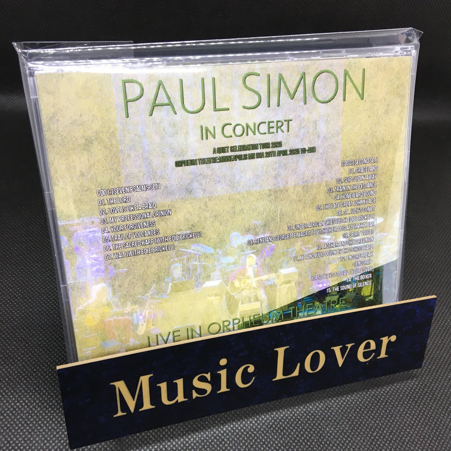 Paul Simon / Una gira de celebración tranquila 2025 (2CDR)