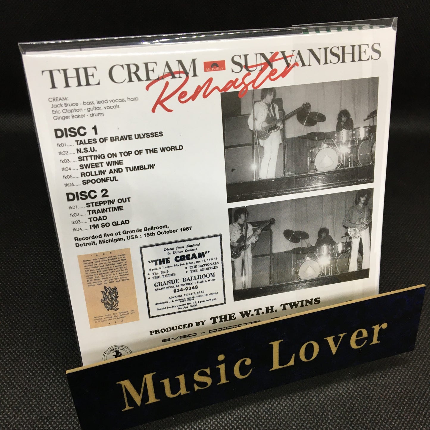 THE CREAM / SUN VANISHES Remaster (2CD+Mini Poster)