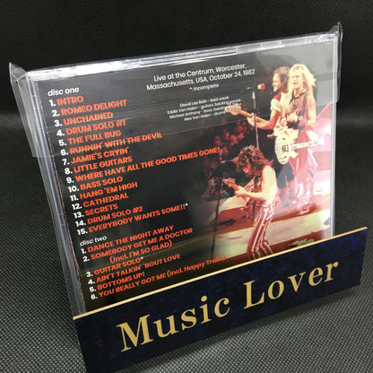 VAN HALEN / TERCERA NOCHE EN WORCESTER 1982 (2CDR)