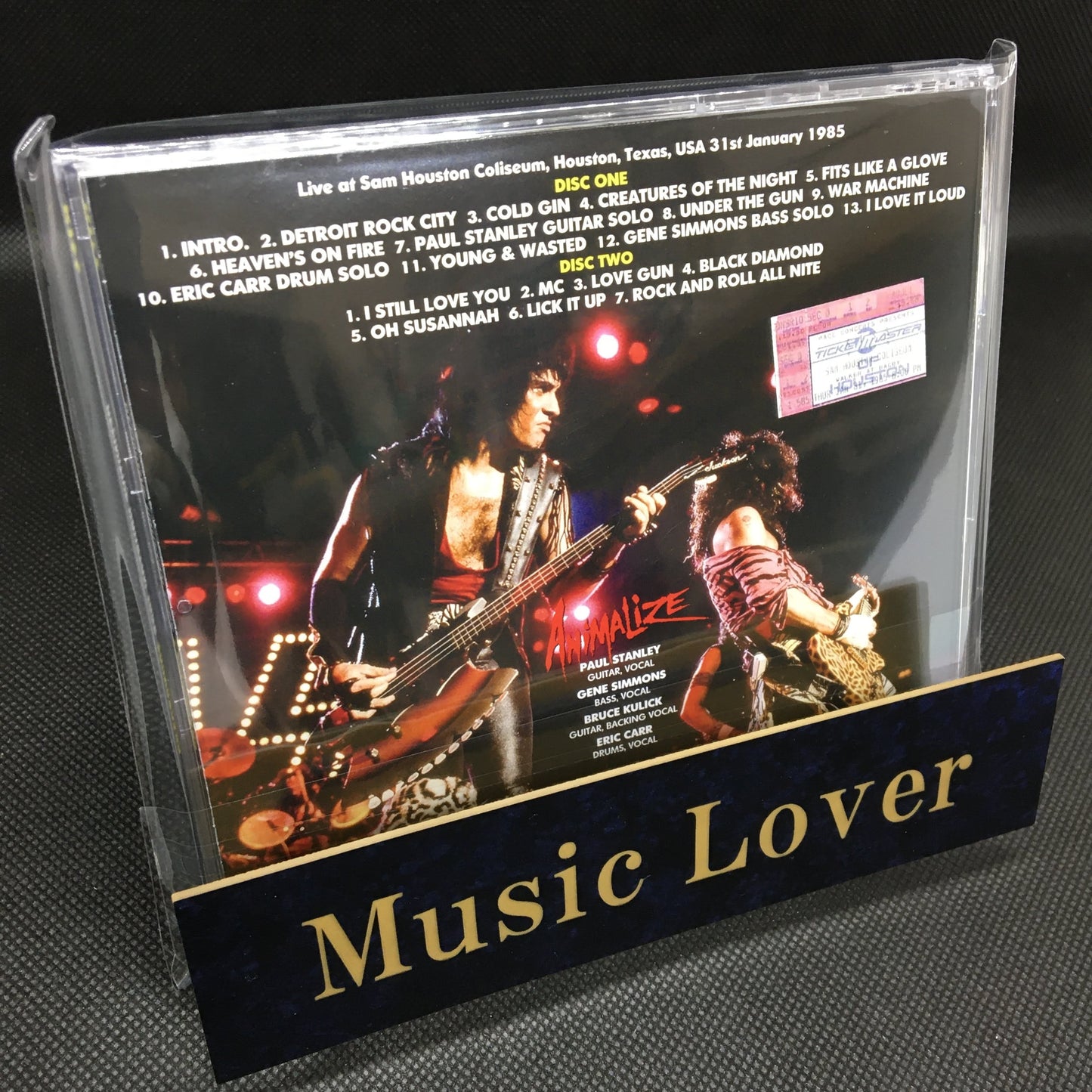 KISS / DEFINITIVE HOUSTON 1985 CAJA DE SONIDO (2 CD)