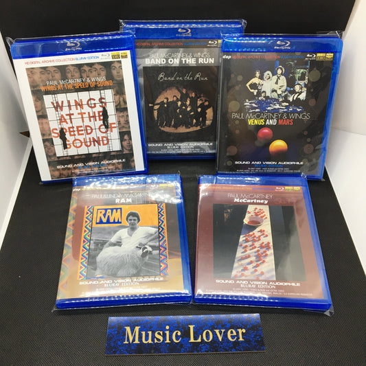 Paul McCartney / Band On The Run & Ram & Venus And Mars & SPEED OF SOUND Blu-ray 5 Set 6BDR