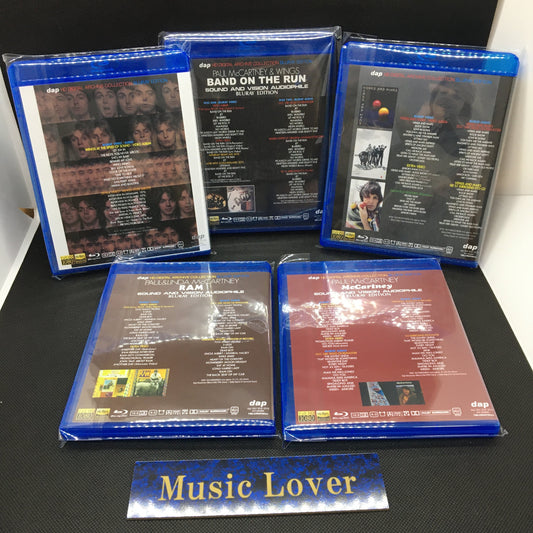 Paul McCartney / Band On The Run & Ram & Venus And Mars & SPEED OF SOUND Blu-ray 5 Set 6BDR