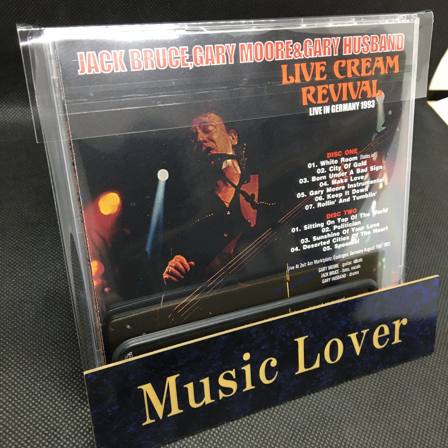 JACK BRUCE, GARY MOORE & GARY HUSBAND / LIVE CREAM REVIVAL (2CDR)