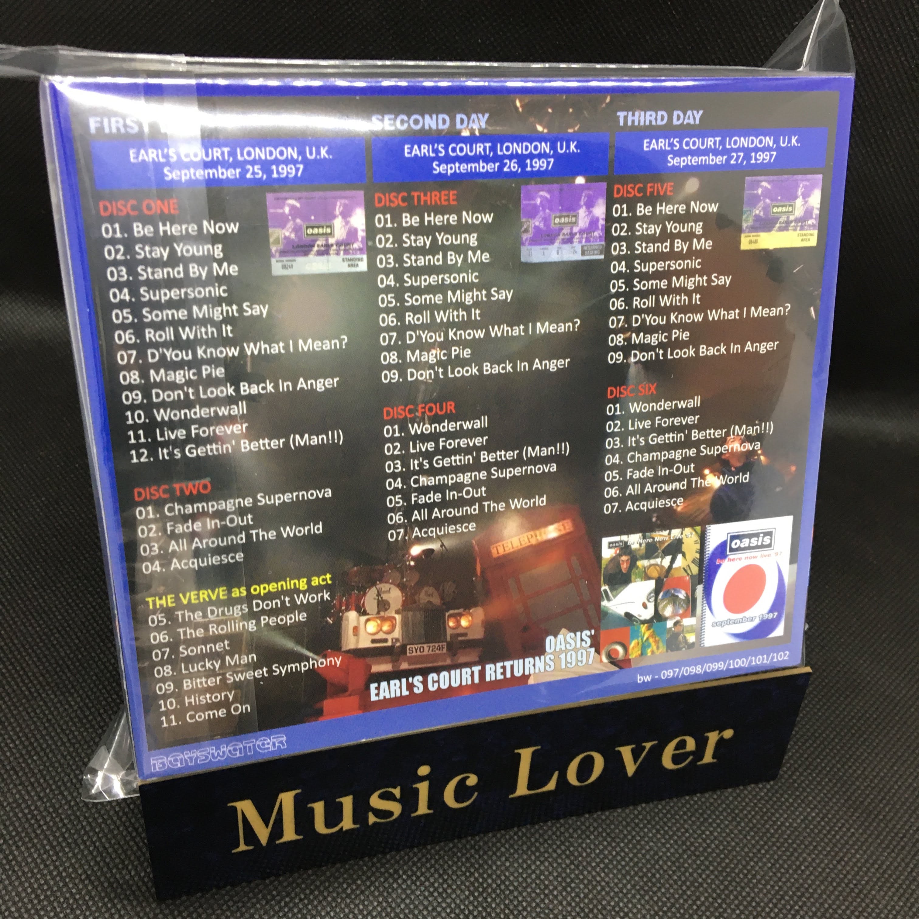 洋楽 oasis / Earl's Court Returns 1997 (6CD) OASIS / OASIS' EARL'S COURT RETURNS 1997 (6CD) – WORLD MUSIC LOVER