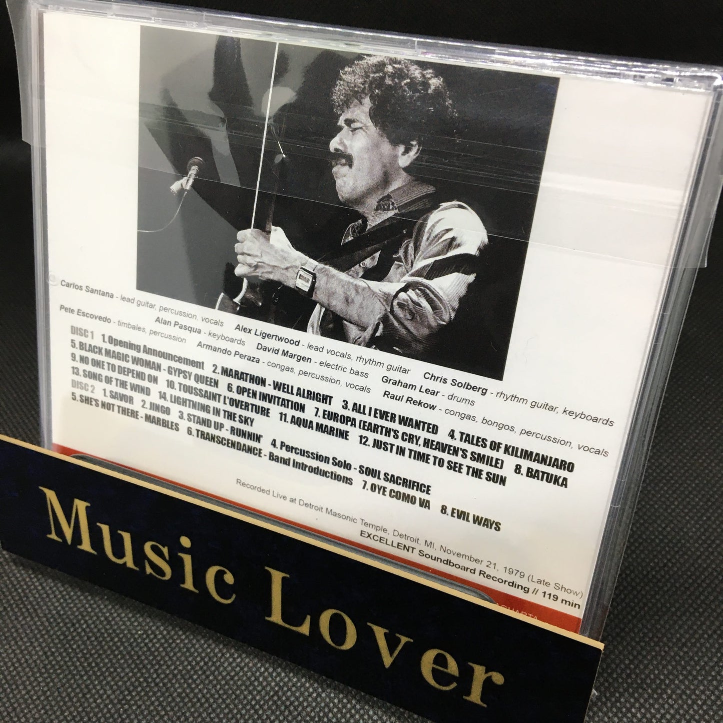 SANTANA / LATE SHOW AL TEMPIO MASSONICO DI DETROIT 1979 (2CDR)