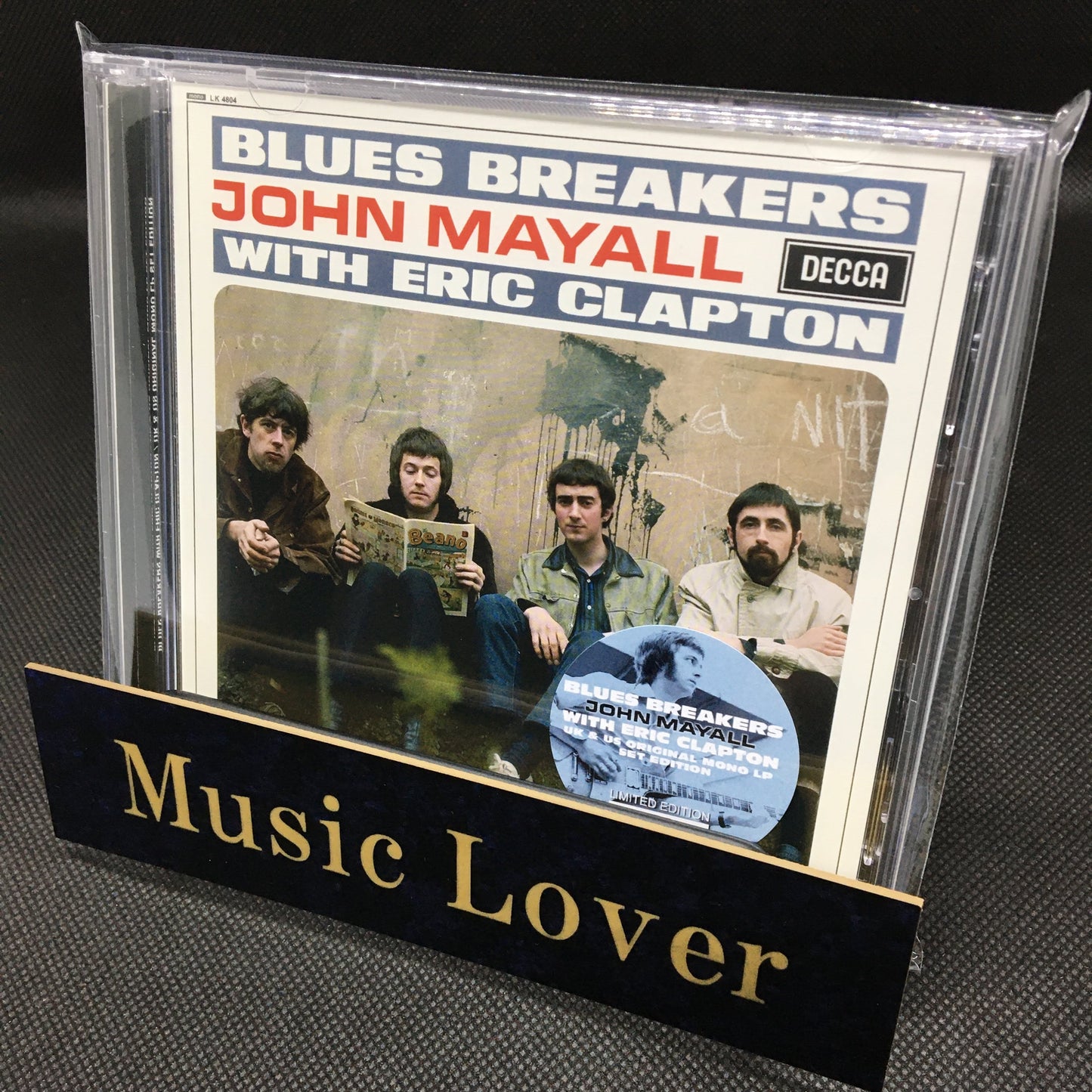 BLUESBREAKERS con ERIC CLAPTON / BLUES BREAKERS CON ERIC CLAPTON EDICIÓN ORIGINAL DE LP MONO PARA REINO UNIDO Y EE. UU. (2 CD)