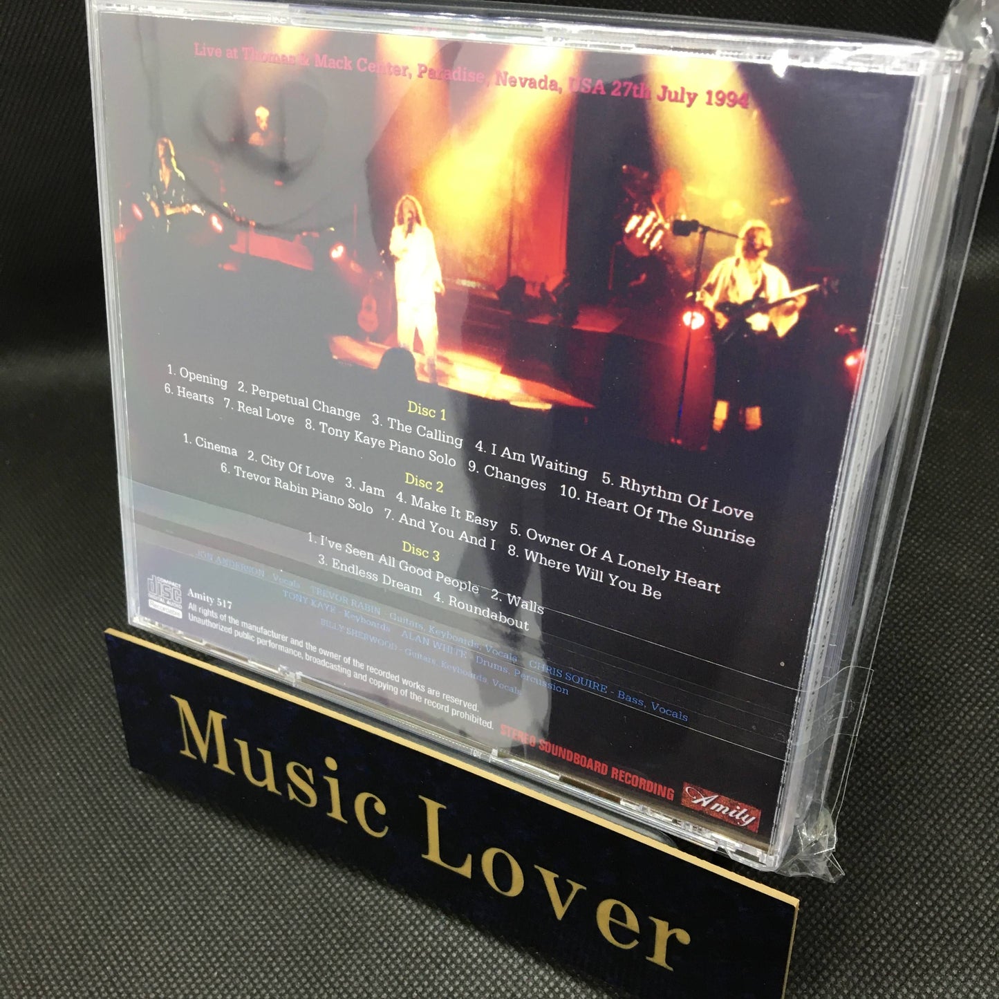 YES / PARADISE 1994 SONIDO ESTÉREO (3 CDR)