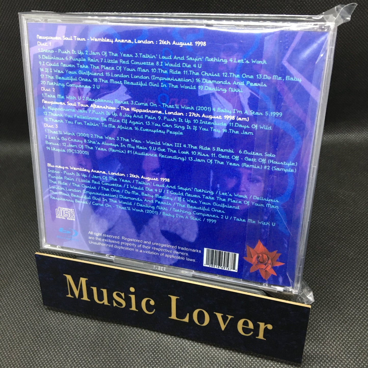 PRINCE / Newpower Soul Londres 26 y 27 de agosto de 1998 (3CDR+1BDR)