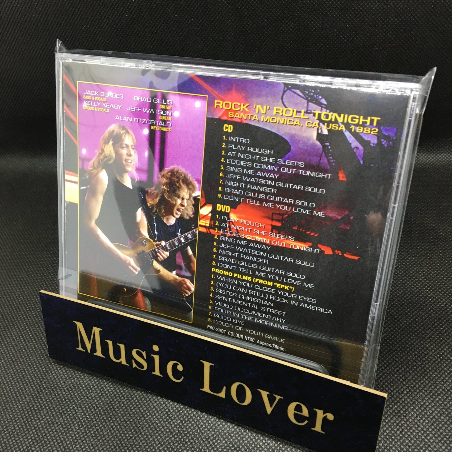 NIGHT RANGER / ROCK 'N' ROLL TONIGHT 1982 SOUNDBOARD/PRO-SHOT (1CDR+1DVDR)