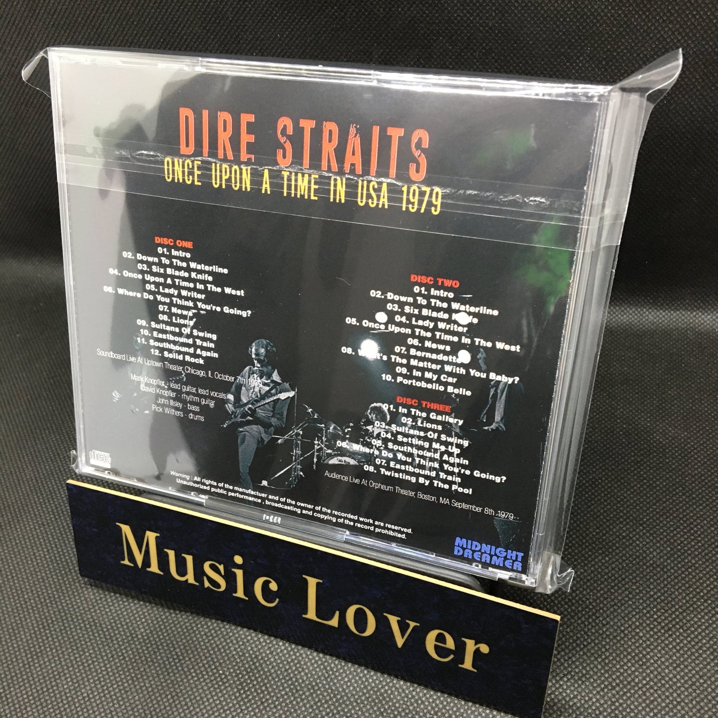 DIRE STRAITS / ONCE UPON A TIME IN USA 1979 (3CDR)