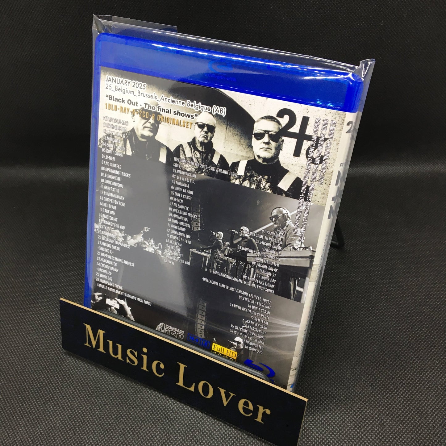 Front 242 / Blackout: The Final Shows 2025 Versión especial de 3 discos (1 BD + 2 CD)