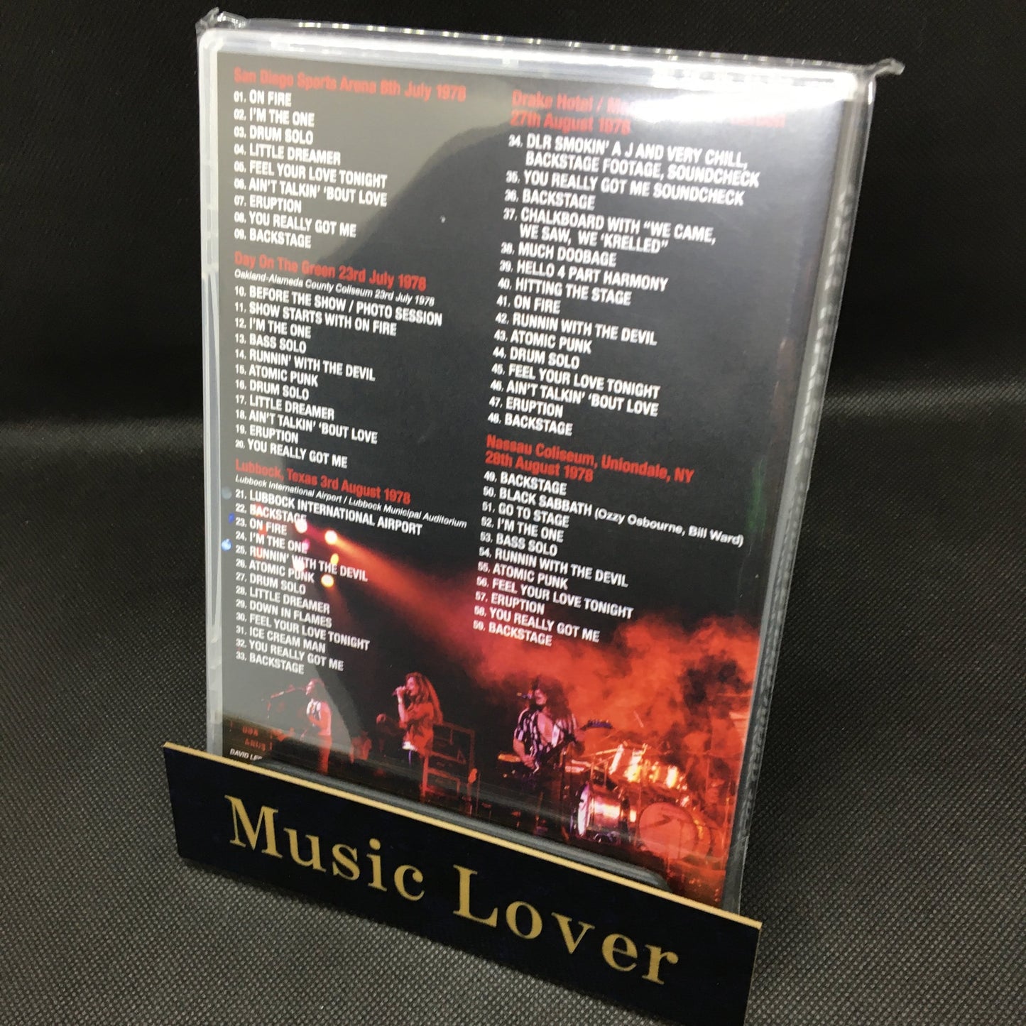 VAN HALEN / VIDEO INÉDITO 1978 (1DVDR)