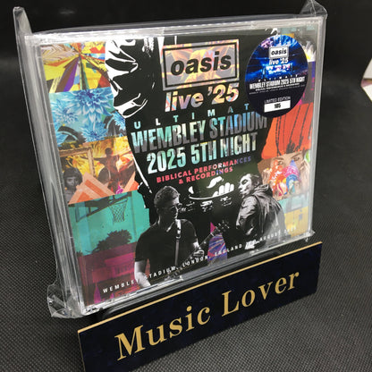 OASIS / ULTIMATE WEMBLEY STADIUM 2025 5TH NIGHT BIBLICAL PERFORMANCES & RECORDINGS (3CD + Ticket Replica)