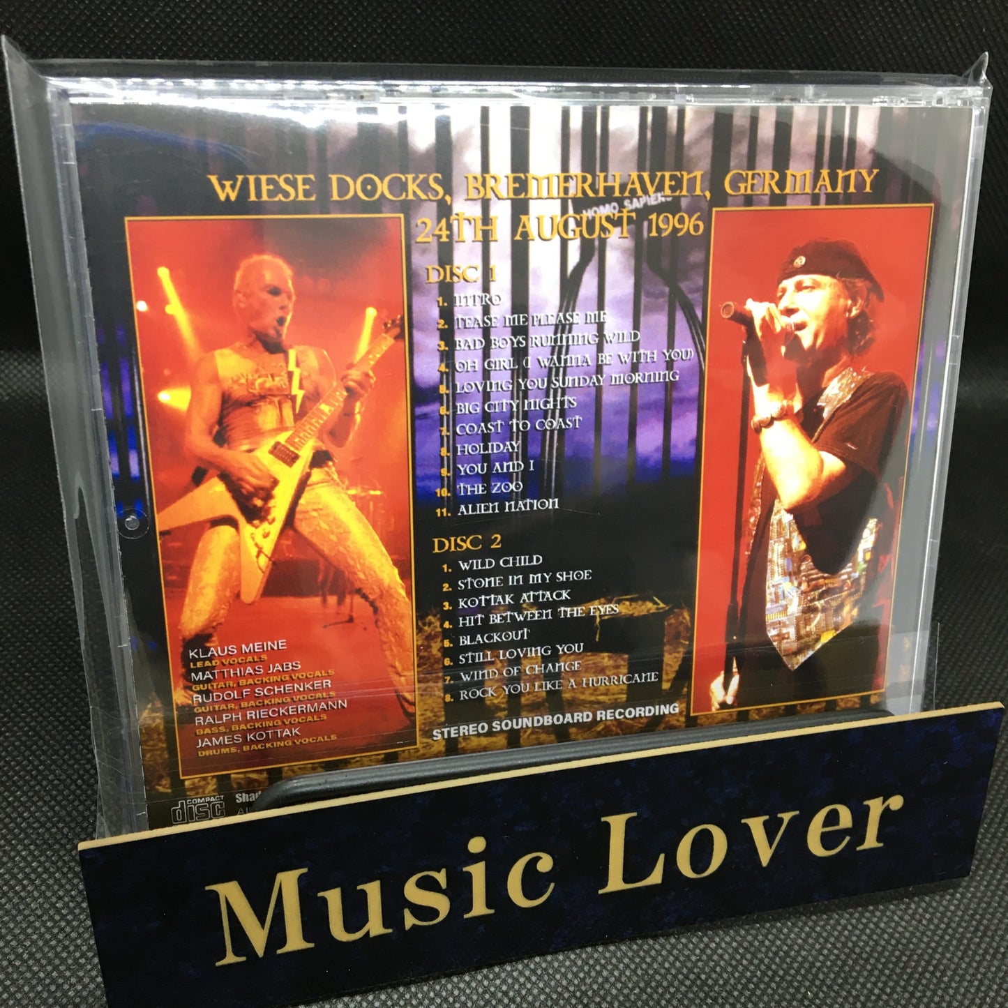 SCORPIONS / PURE INSTINCT EN ALEMANIA 1996 FM MASTER STEREO SOUNDBOARD (2 CDR)